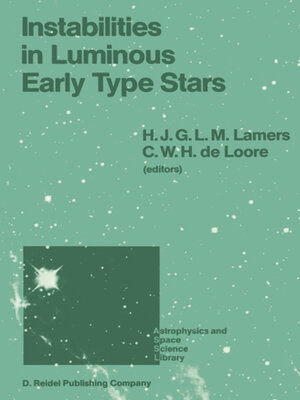 cover image of Instabilities in Luminous Early Type Stars